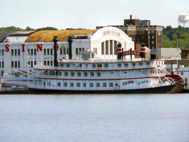 Riverboat casino on the mississippi